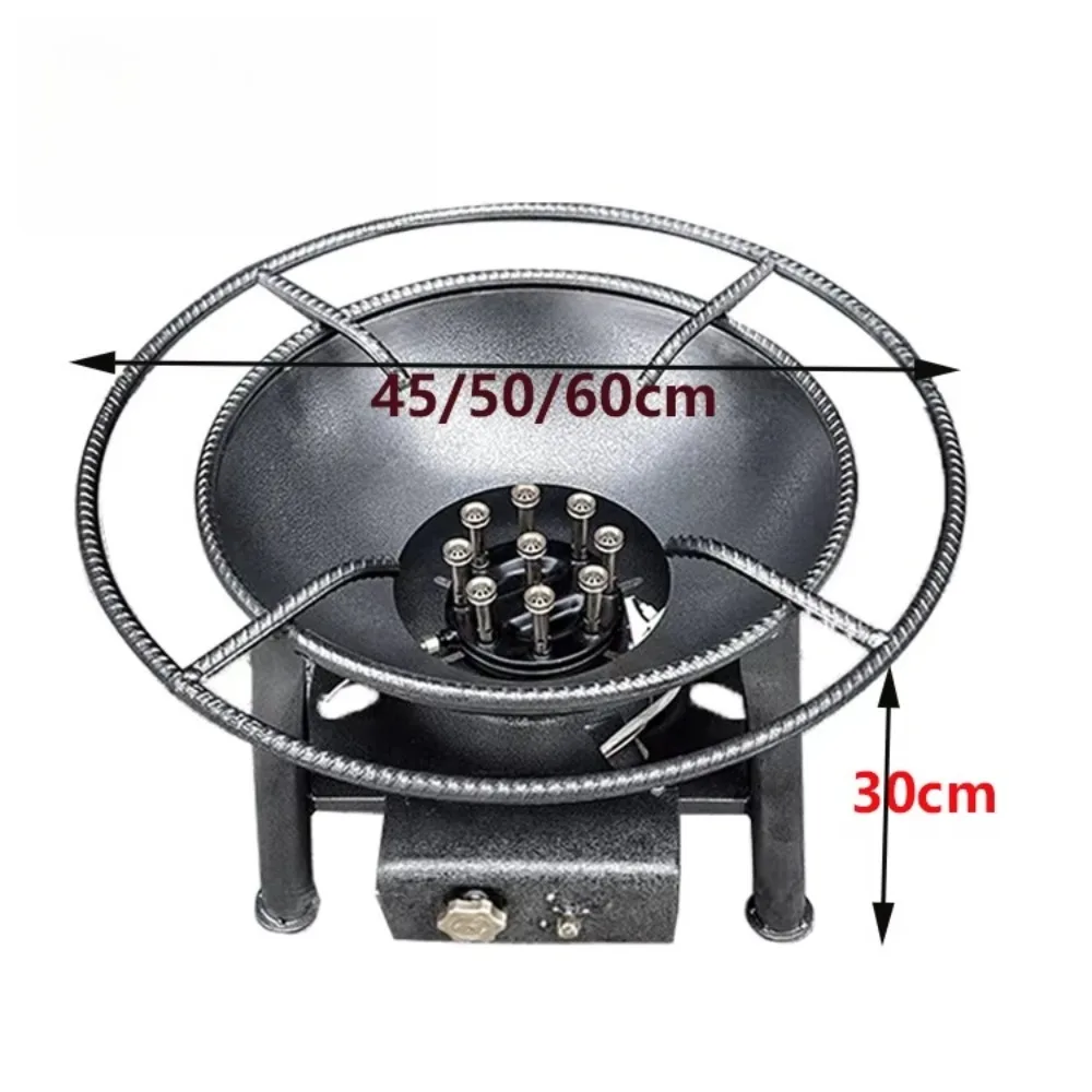 Low-cost cauldron automatic ignition liquefied petroleum gas burner multifunctional vertical cast iron gas stove