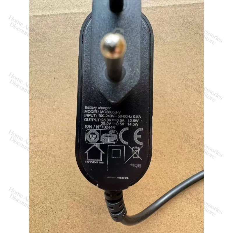 For Midea Wireless Vacuum Cleaner Charger MC2805b 25v-29v 500mA V5 P5s P5 pro P6