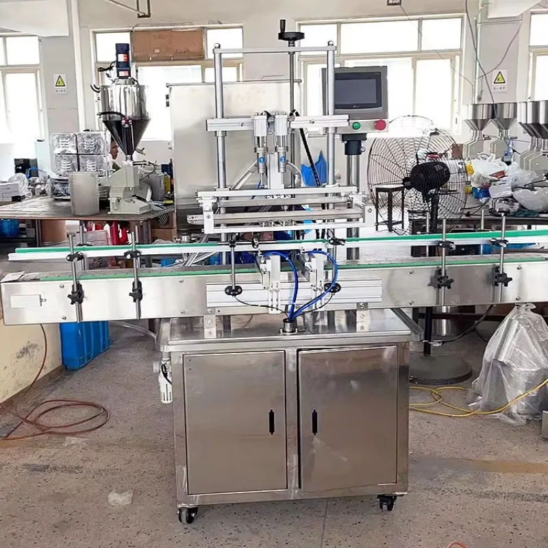 Fully Automatic Multi-Head Tomato Paste & Condiment Filling Machine - Edible Coconut Oil Quantitative Packaging