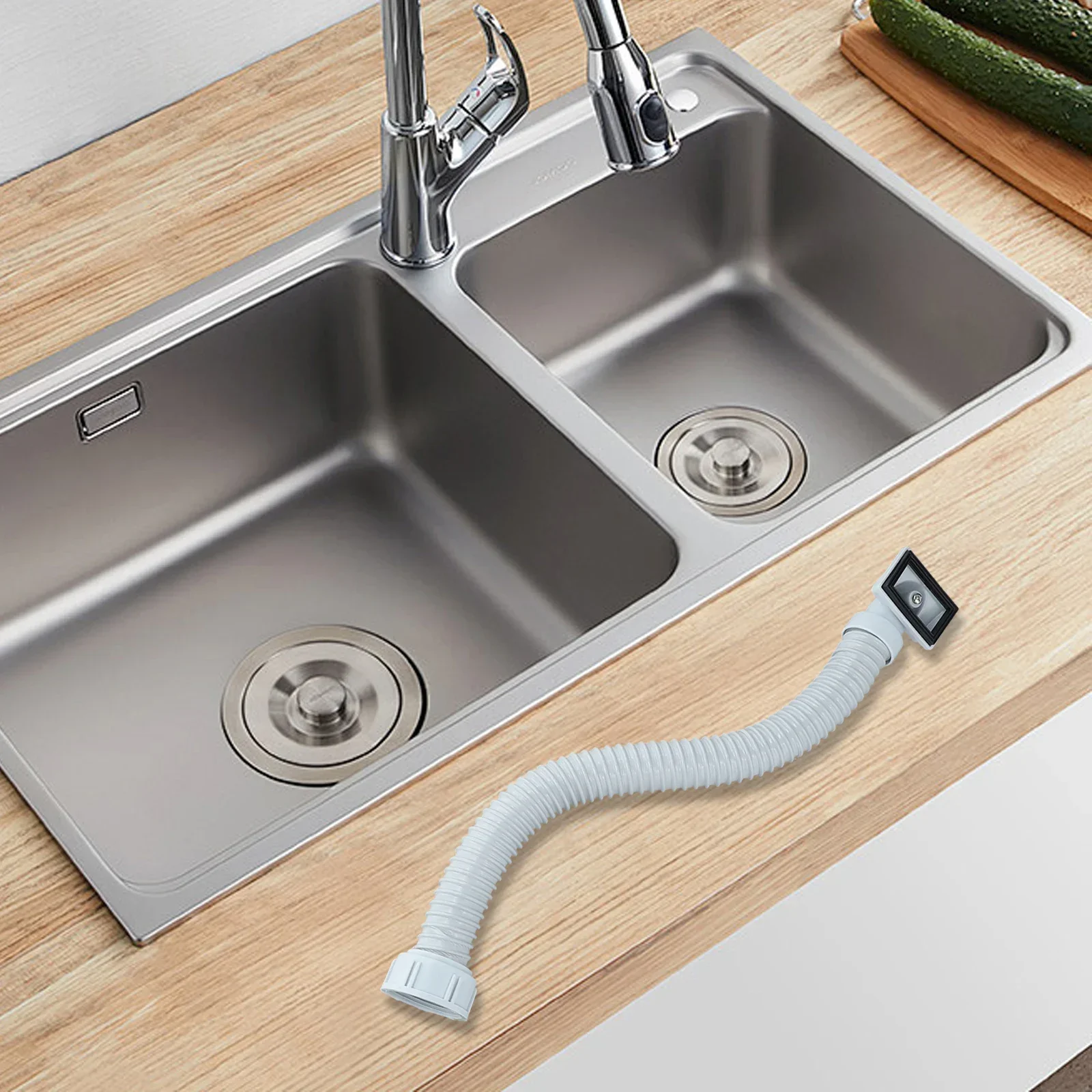

DIY Installation Overflow Pipe Home Maintenance Water Overflow Prevention G1-1 2 Size Long-lasting Performance