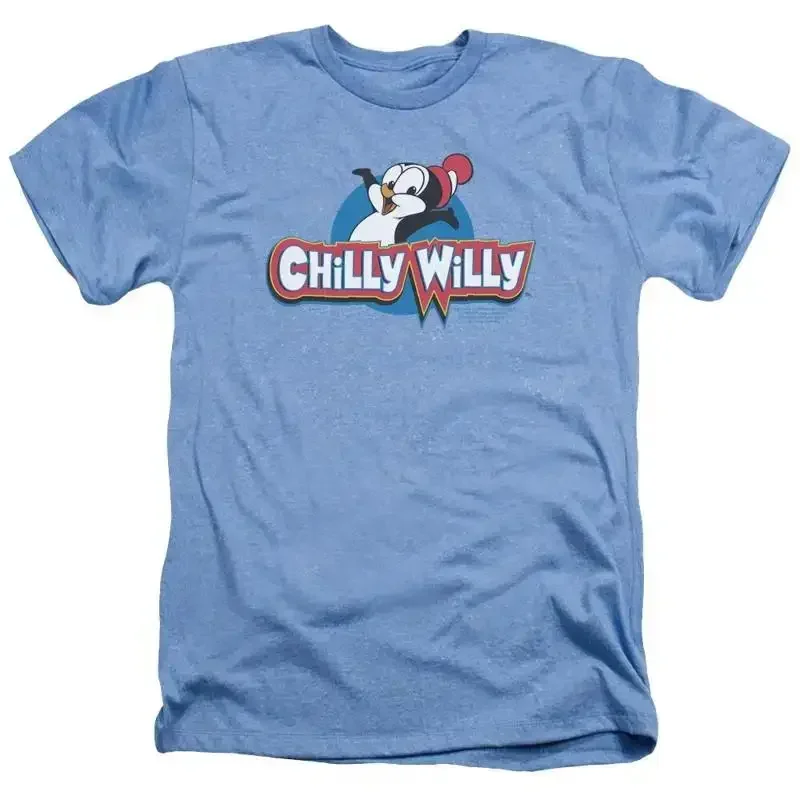 CHILLY WILLY LOGO Licensed Adult Men's Heather T shirt SM 3XL