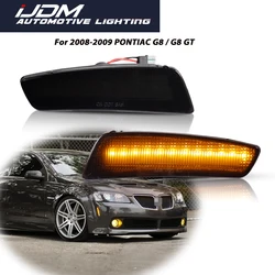 2pcs For 2008-2009 PONTIAC G8 / G8 GT LED Bumper Side Marker Light Amber Yellow  Turn Signal Light Lamp
