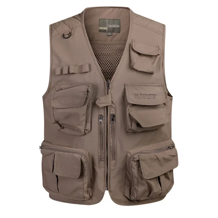 

2024 Men's Outdoor Summer Multi-Pocket Photography Fishing Leisure Vest