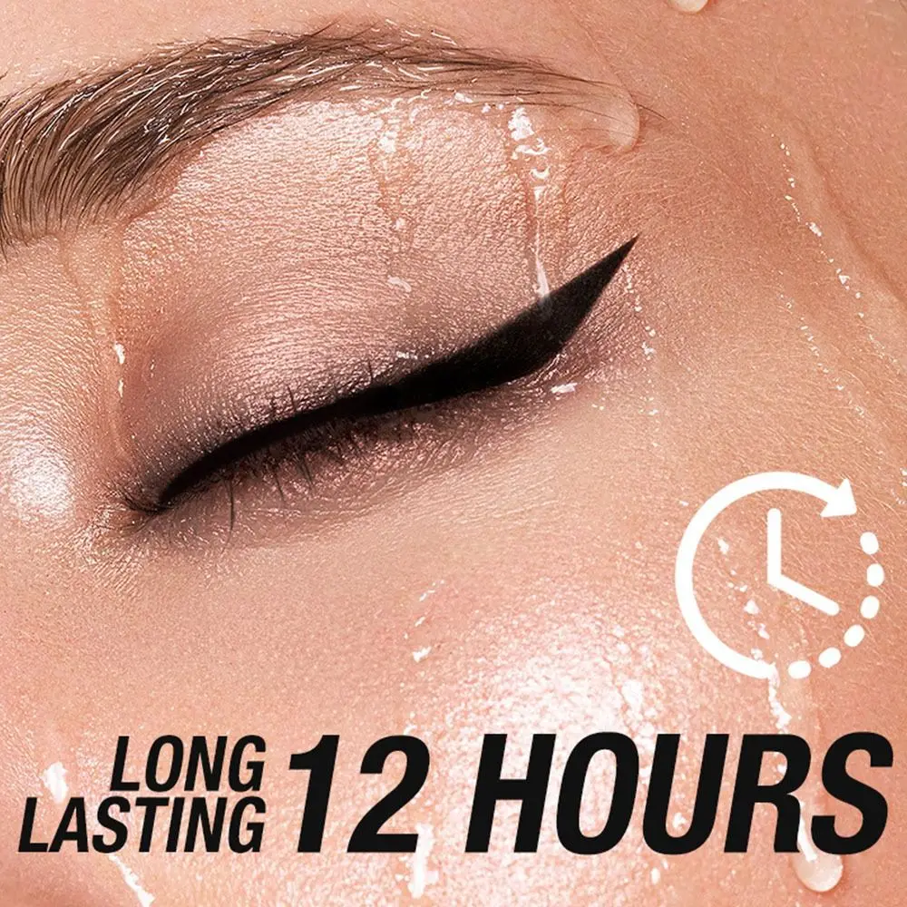 Delineador de ojos resistente al agua con brillo verde de secado rápido, lápiz de maquillaje con acabado mate de larga duración, lápiz corrector resistente a las manchas, uso diario