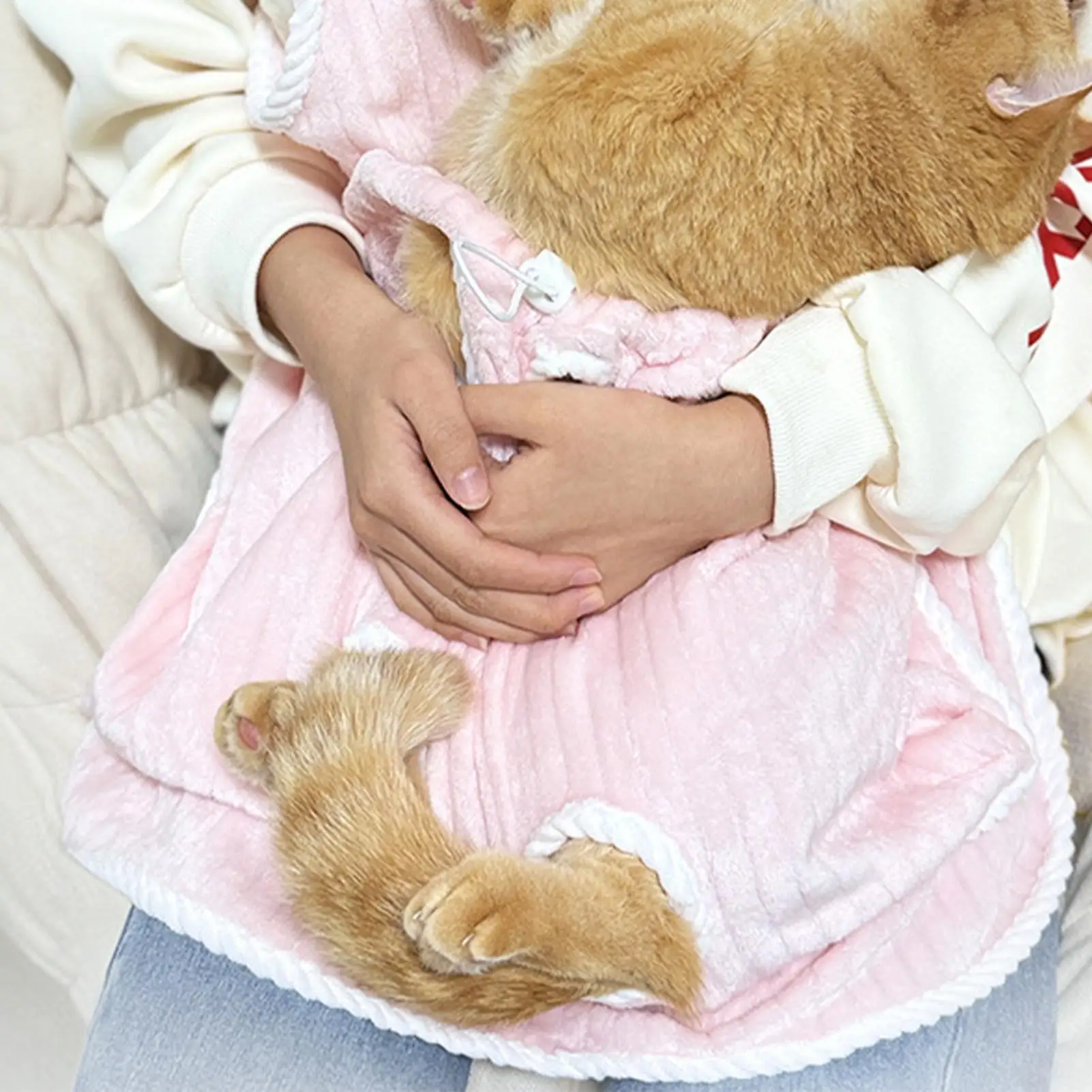 Apron for carrying cats Cat Carrier Pet Carrier Pouch for holding kittens Cat Butler Jerk Off Cat Clothing Wearable Cat Cuddling