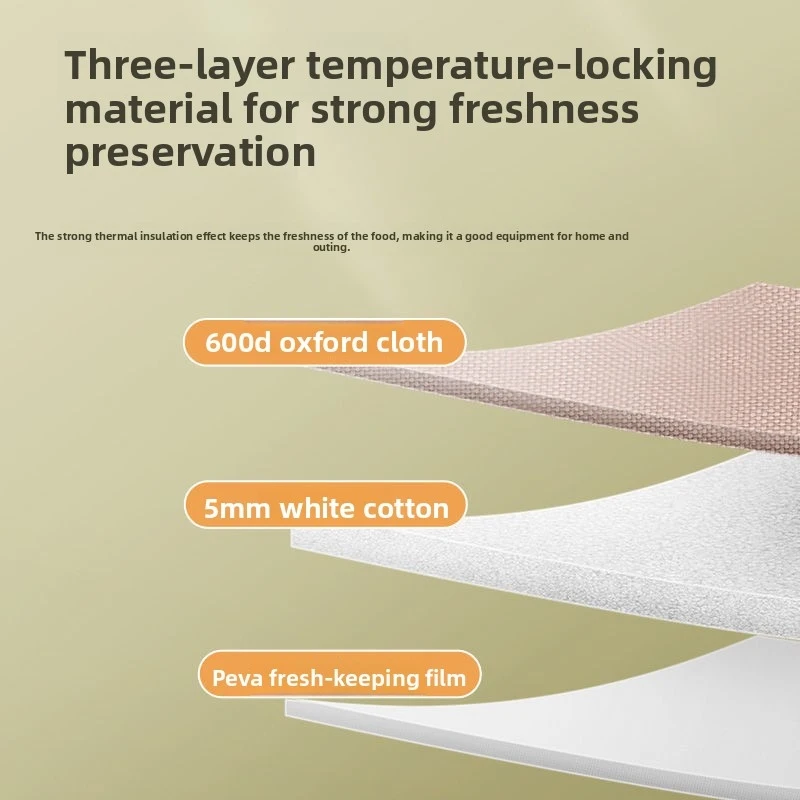 Insulated box, cooler bag, car refrigerator, outdoor ice bag, portable delivery box, large-capacity cold and heat insulation bag
