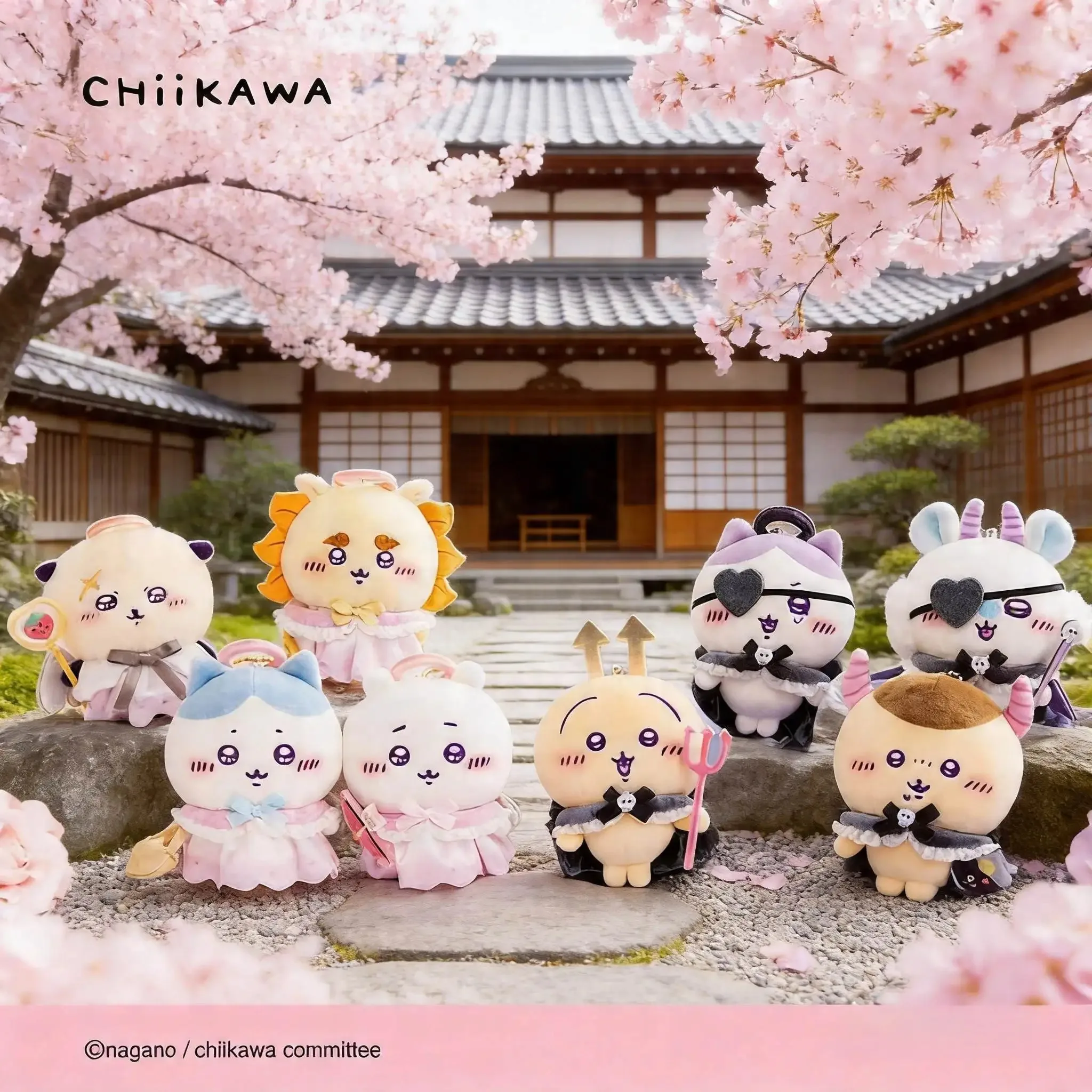 Multiple styles of Chikawas Angel Devil Plush Doll Pendant Cute Chikawas KohachiUsaki Pendant Birthday Gift