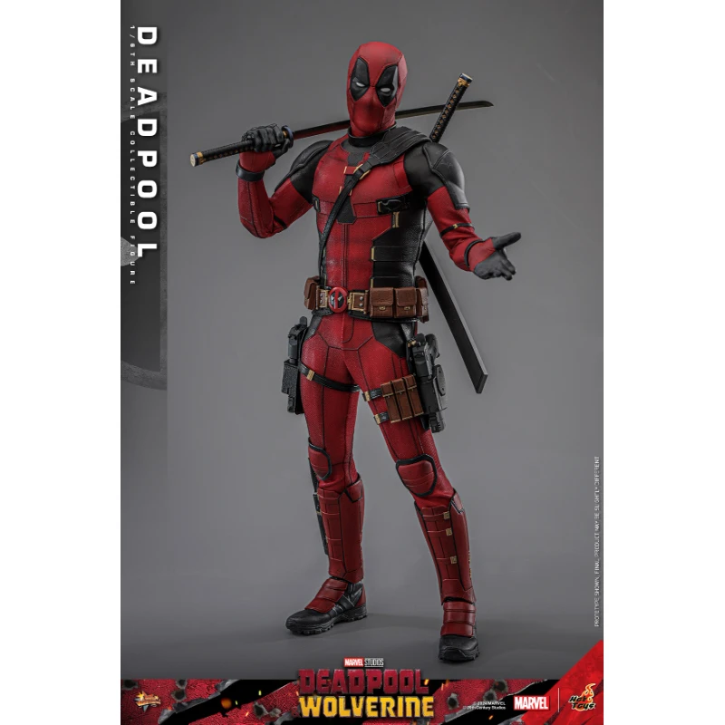 In Stock HotToys MMS746 Deadpool and Wolverine Deadpool 3.0 1/6 Animation Action Figure Toy Gift Model Collection Hobby