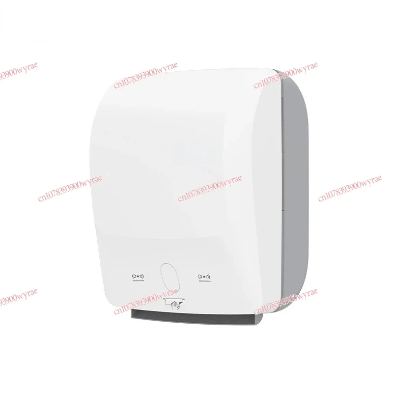 White with Auto Cut White&grey Wall Mounted Automatic Sensor Paper Towel Dispenser Toilet Plastic Paper Holders