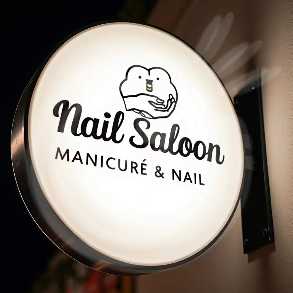 Custom Outdoor Waterproof LED Light Box Business Sign Acrylic Double Sided Storefront Display