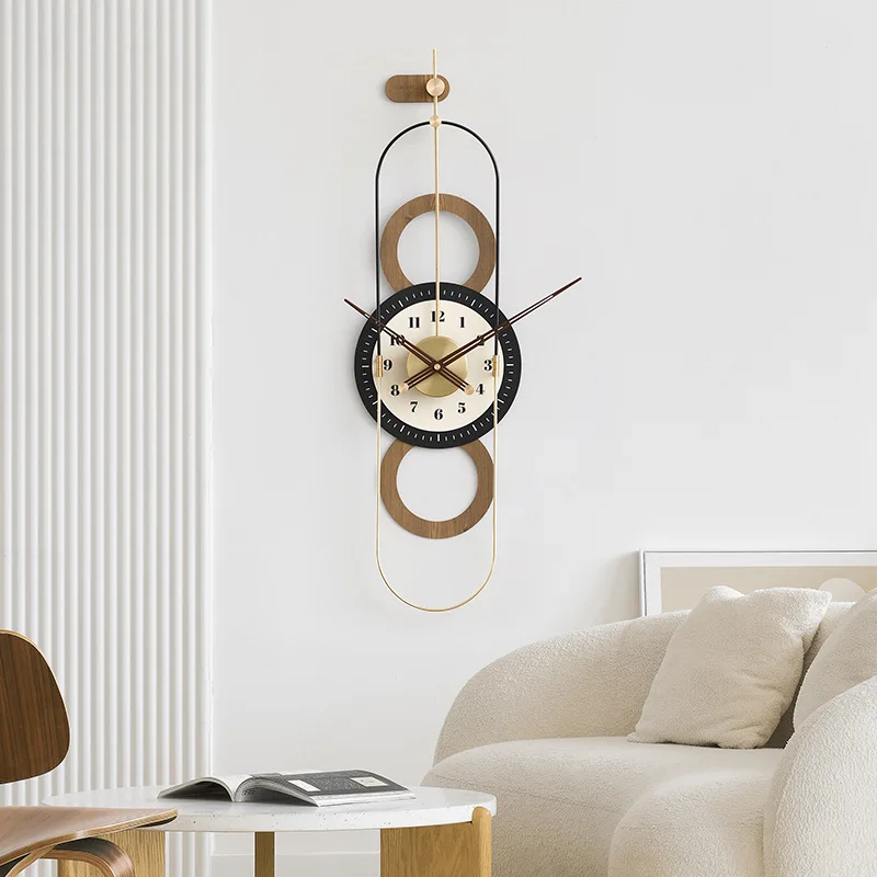Light luxury clocks Living room Home minimalist wall clock Restaurant creative clock
