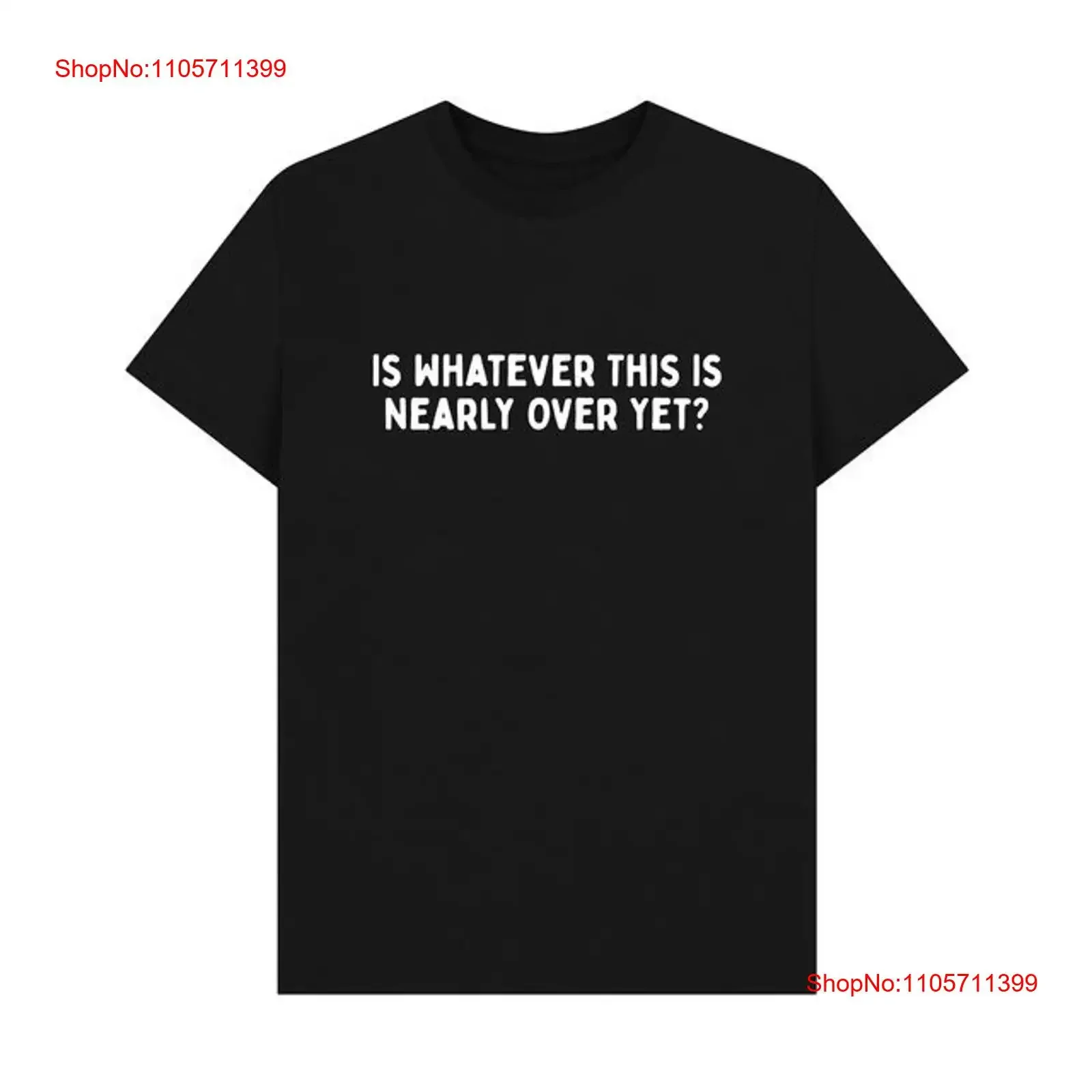 Nearly Over T Shirt long or short sleeves vintage Washed Unisex designer clothes Stylish Versatile Casual graphic