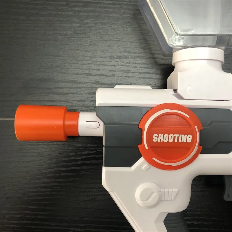 Pistola giocattolo ad alta velocità con sfera in Gel elettrica Burst Orange Plug And bottle Magazine per giochi interattivi genitore-figlio all'aperto