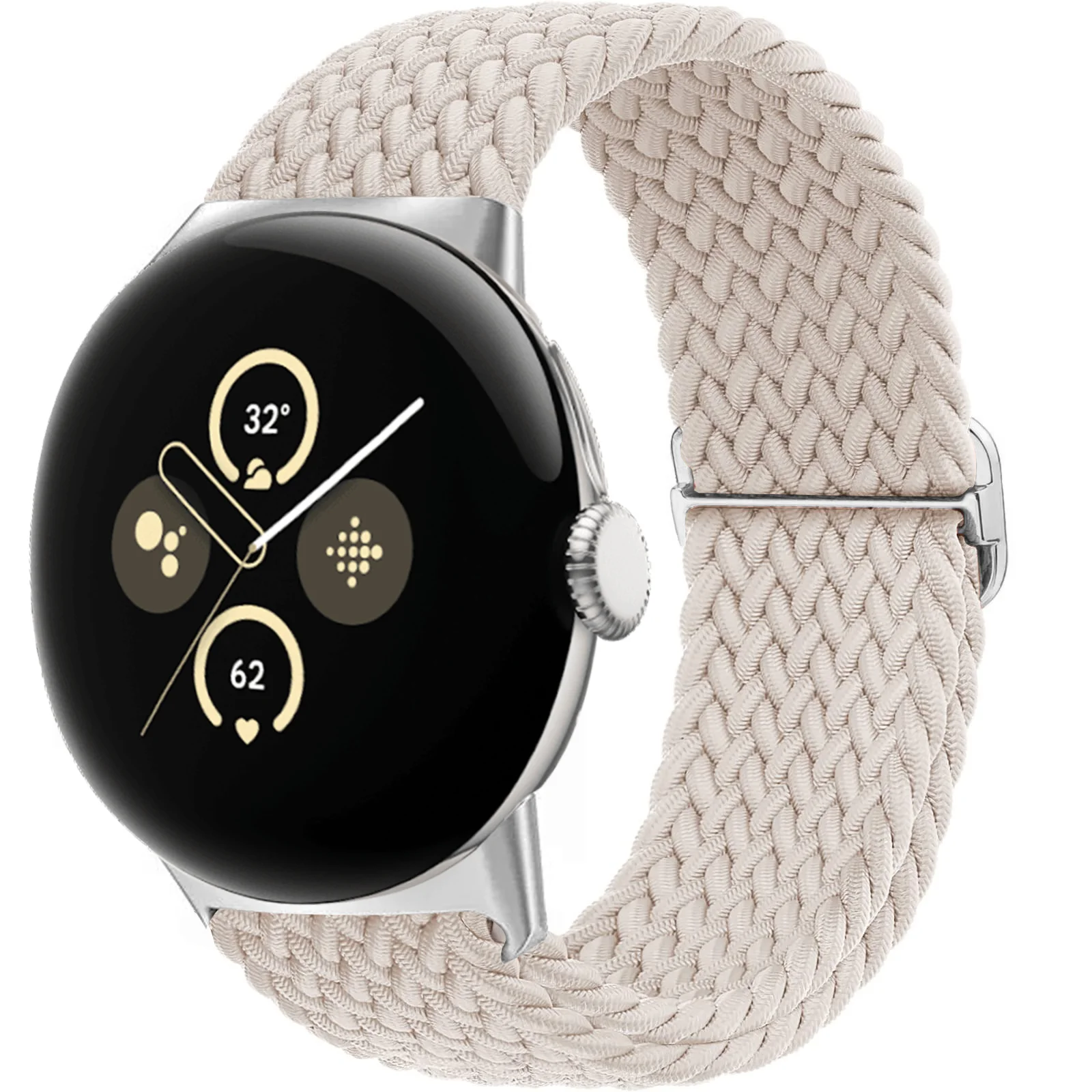 Braided Solo loop for Google pixel band Strap Smartwatch Elastic Adjustable Nylon band belt bracelet Pixel Watch 2 Accessories