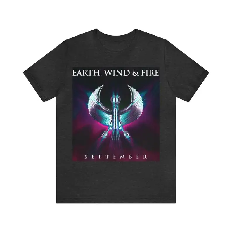 Earth Wind and Fire September Shirt Dancing in Graphic Tee EWF Vintage Soul R&B 70s Motown Retro Old School Isleys