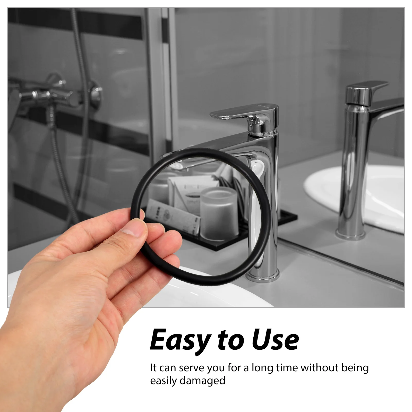 

1Set Food Grade Silicone Mounting Ring for Vessel Sink Bathroom Sink Sealing Gasket Replacement Washer Washers for Screws