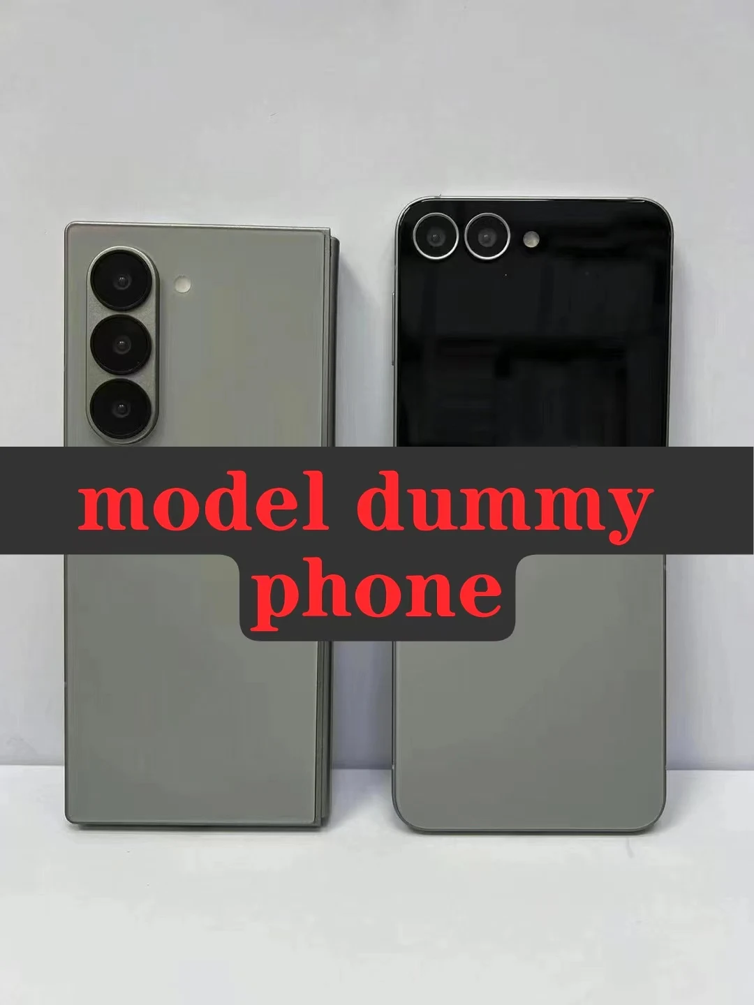 Metal Dummy Fake Phone Models Non-working Mobilephone Showpiece Prop for CASE Toys For Samsung Galaxy Z Fold 6 5 4 Z Flip 6 5 4