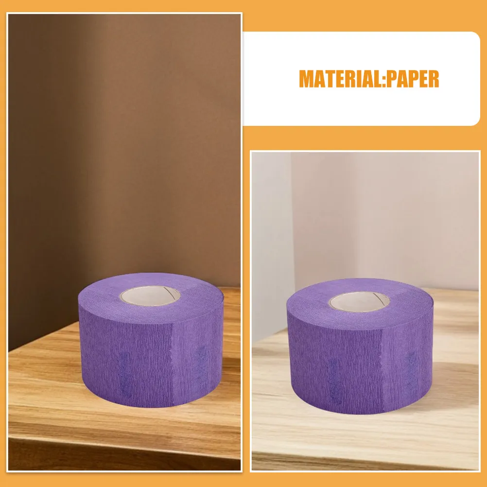 5 Rolls Disposable Stretchy Neck Paper for Barbers Hairdressing Salon Haircut Coloring Perm Protective Collar Soft Comfortable
