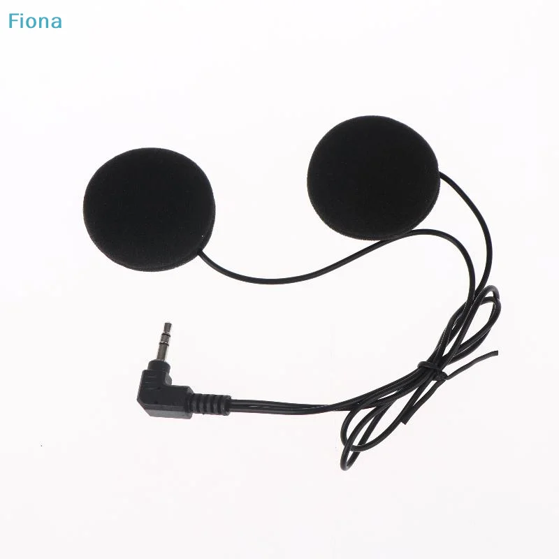 ✔1Pcs Full Face Helmet Dual Speaker Headphones Motorcycle Helmet Bluetooth Intercom With Soft Wire Mic & 3.5mm Speaker