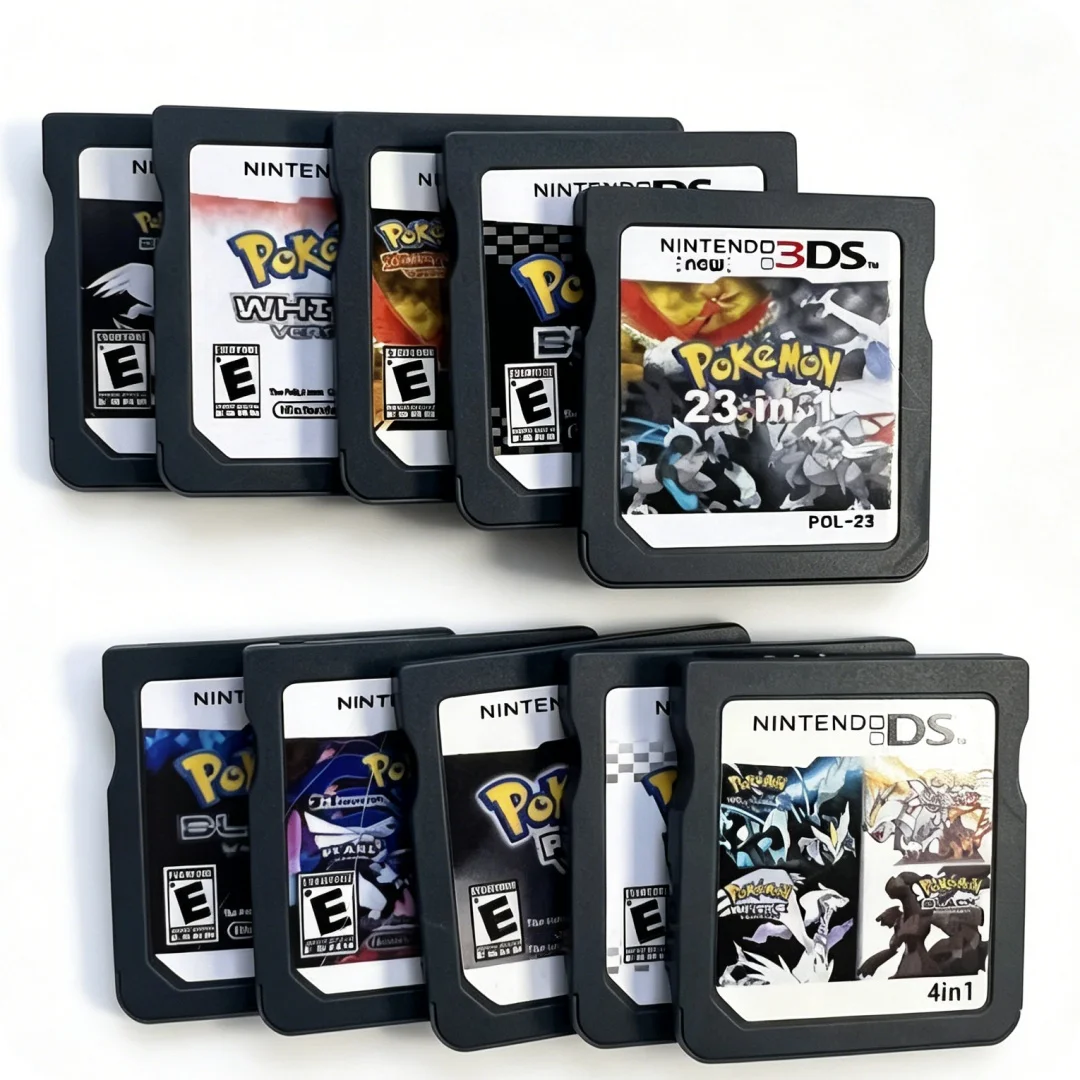 Pokemon Series DS Game Cartridge Video Game Console Card HeartGold SoulSilver Diamond Platinum Pearl NDS 3DS