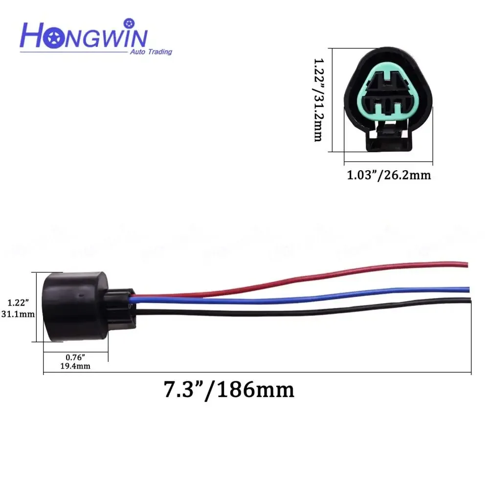 1/2Pcs 139310-02200 Crankshaft Position Sensor Wire Plug For Hyundai GETZ TB 1.1 02 to 05 G4HD Dodge Atos 1.0L 2000-07 5072065AA