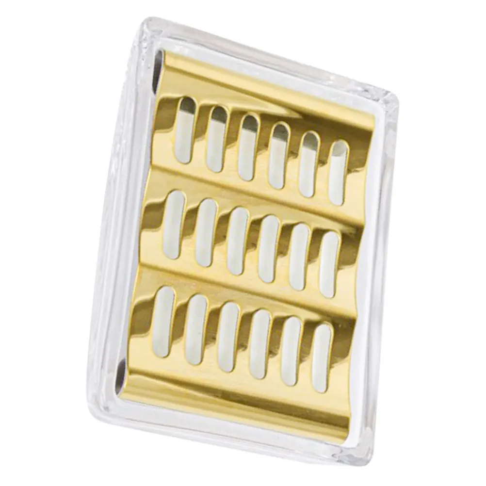 

Creative Design Glass Soap Dish Golden Stainless Steel Bathroom Organizer Drainage Holes Bar Tray Bath Tub Soap Dish