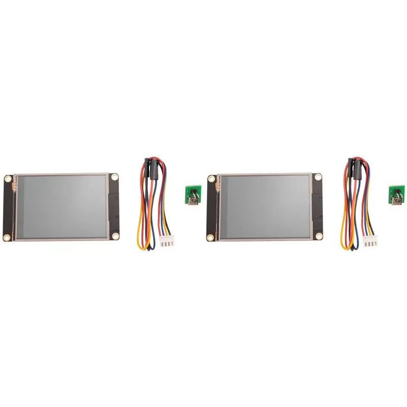 【in-offerta】2x-nextion-hmi-display-touch-lcd-nx3224k028-modulo-lcd-tft-uasrt-resistivo-da-28-pollici-serie-migliorata