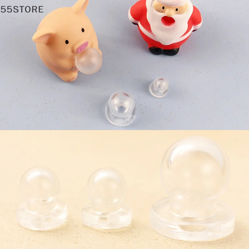 5Pcs S/L Squeeze Toy DIY Accessories Universal Transparent TPR Material Inner Ball Blow Bubble For Doll Bubble Inner Core