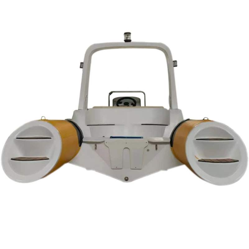 Yacht de Sport hors-bord en fibre de verre, bateau gonflable RIB Hypalon avec Console rigide Stable pour la pêche et la plongée, nouvelle usine chinoise