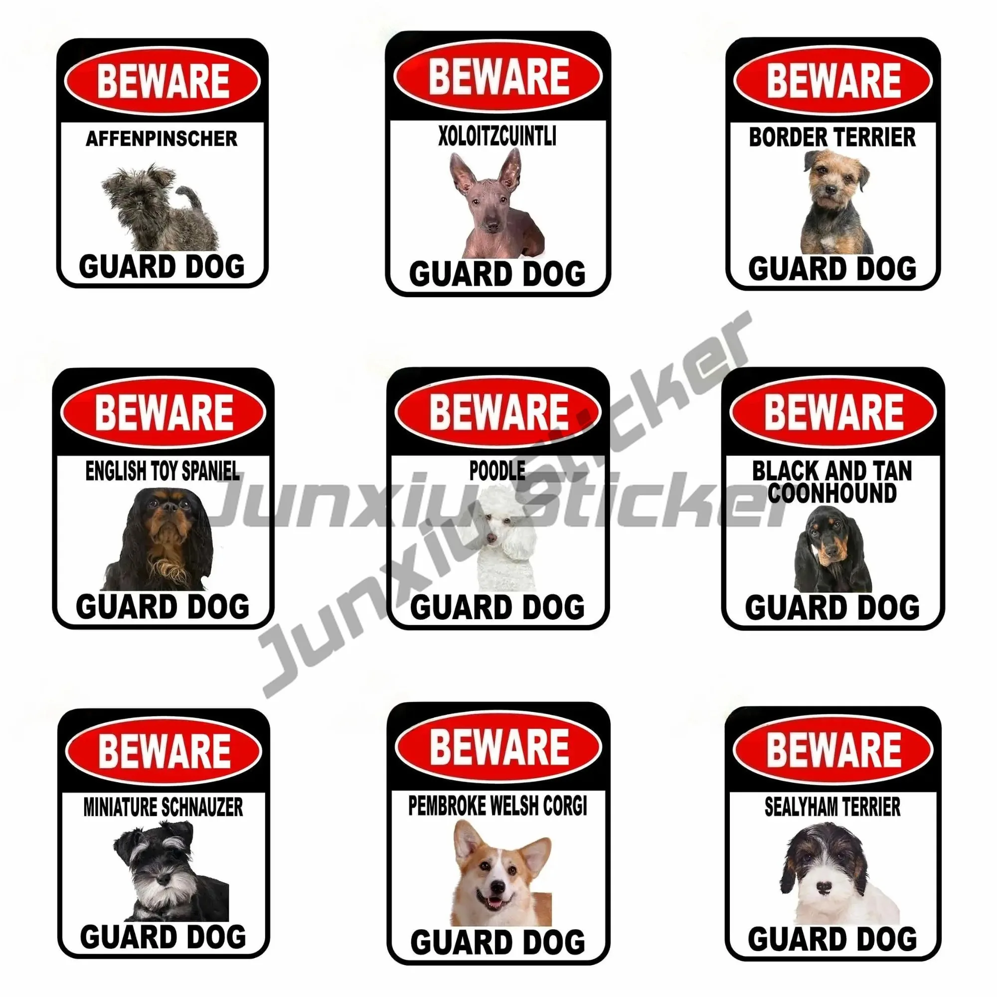 

BEWARE CANE CORSO GUARD DOG Car Sticker Cover Sign JDM Pet Dog Warning Stickers