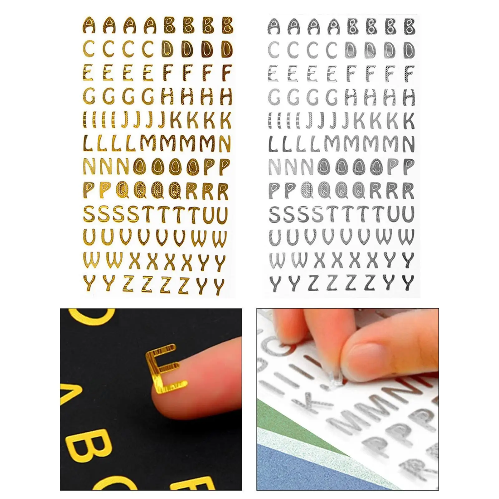Letter Stickers for Scrapbooking Self Sticky Decals Mailbox Labels for Gift Wrapping Wall Album Decoration Scrapbooks Sign