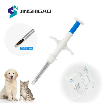 20 יחידות תגי זיהוי לחיות מחמד Injectable Microchip 2.12*12mm Rfid Syringe Glass Chip Injector ספקים לכלבים