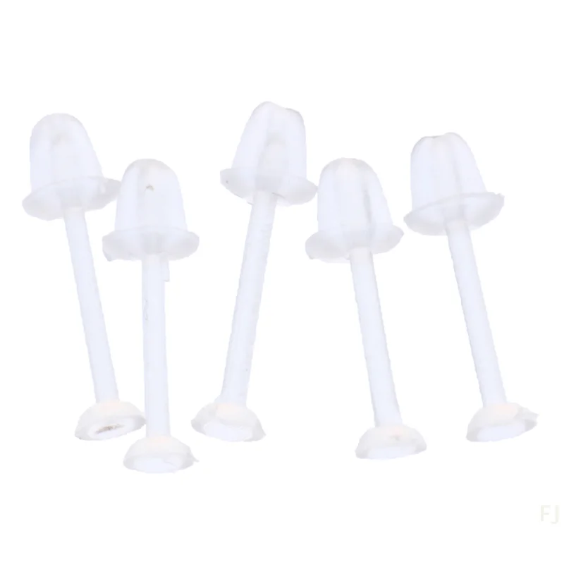 [YU]100PCS Plastic Earring Posts and Backs Clear Ear Pins and Backs Earnuts Earring