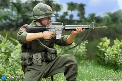 1/6 DID V80174 US. Soldier General Toys Model Vietnam Battle Toys Weapon Model M16 Clips PVC Material with Sling For 12