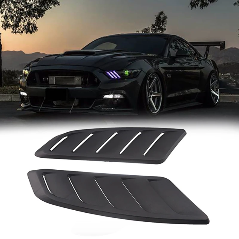 Car Rear Window Shutter Louver Cover Trim Decor for ford