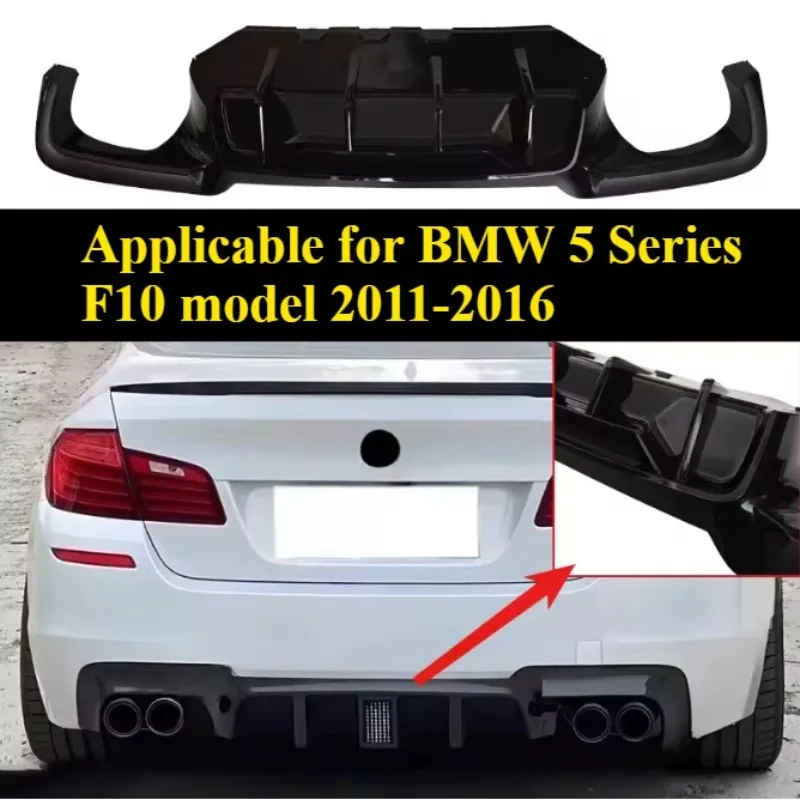 

Задний бампер автомобиля, подходит для BMW 5 серии F10, модель 2011-2016, конкурентоспособный диффузор, бампер, внешние детали, аксессуары