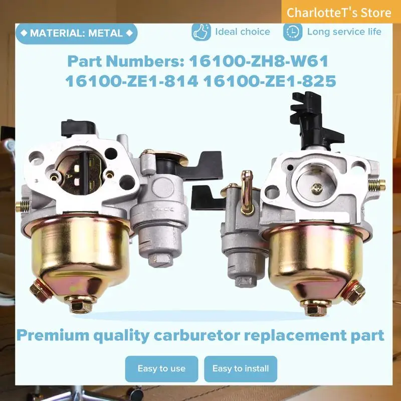 

Carburetor Replacement For Honda GX160 GX200 5.5HP 6.5HP 16100-ZH8-W61 W/Choke Lever Carb-ABLI