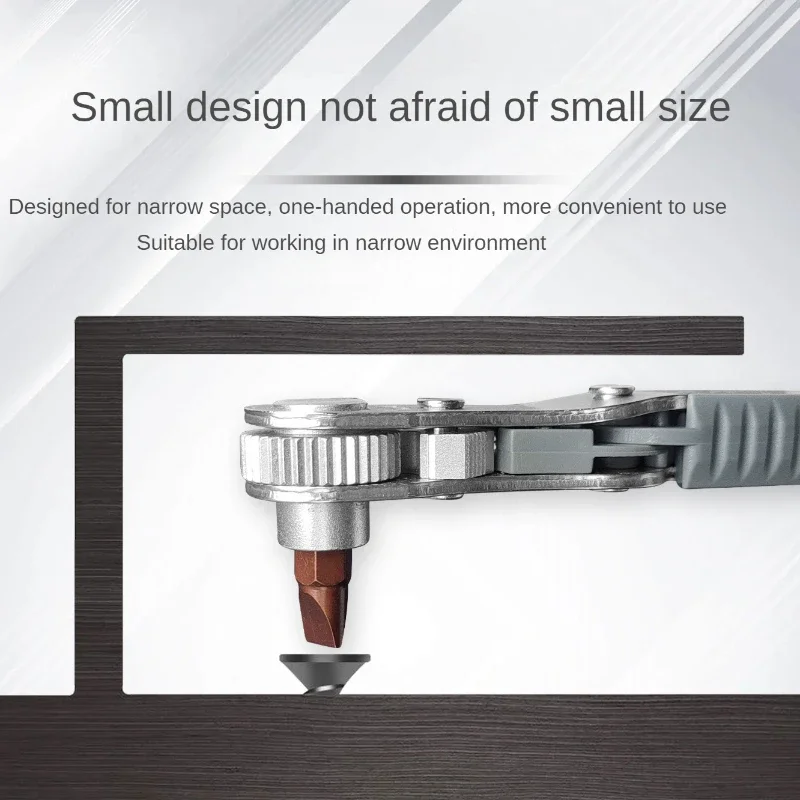 Multifunctional Bidirectional Ratchet Screwdriver Set Chrome Vanadium Steel Screwdriver Bit Mini Screwdriver Set Hand Tools
