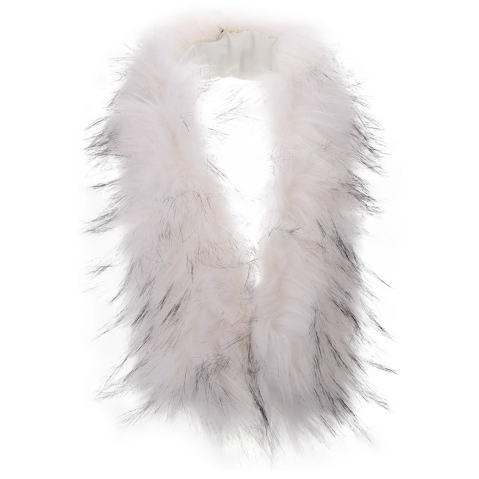 Removable Faux Fur Hood Trim Down Jacket Hood Fur Trim Replacement Clothes Making Accessory snow suit women