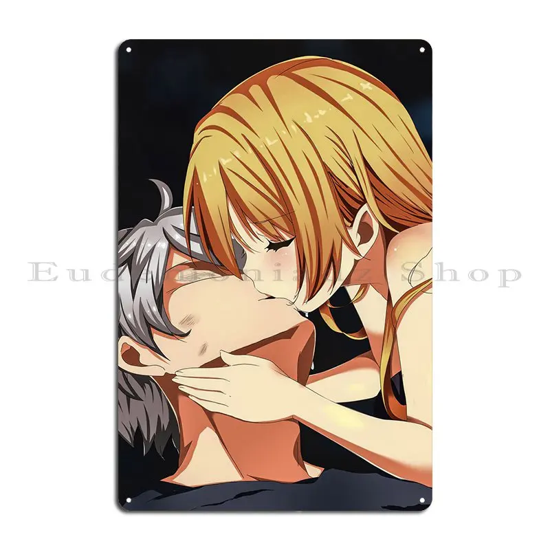 Arifureta Hajime X Yue Metal Sign Party Club Poster Printed Cave Tin Sign Poster