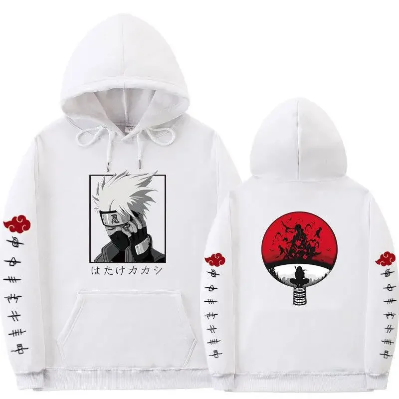 

2025 Naruto-Inspired Hooded Sweatshirt Casual Top for Autumn and Winter Unisex Anime Hoodie Kawaii Clothes