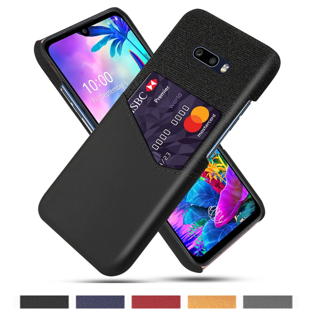 Card Slots Cover Business Funda For LG V50 V60 V40 G8X G8S G8 G7 ThinQ Velvet Stylo 5 6 V30 K61 K51 S K41S Q60 K50 K40 Case