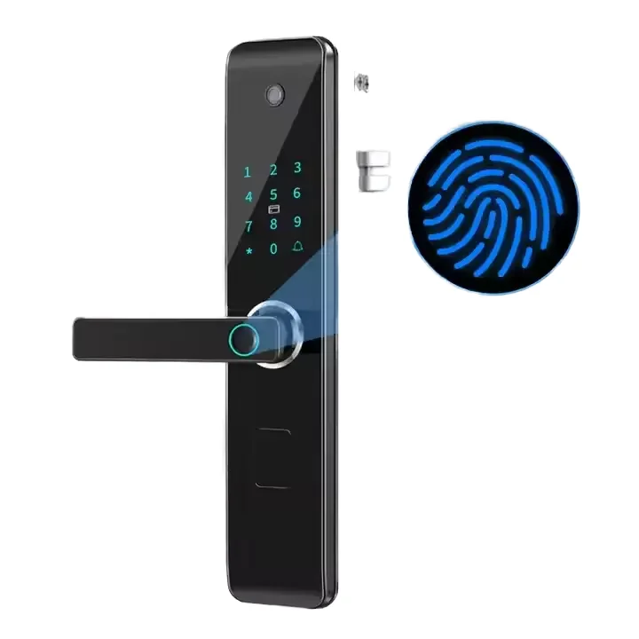 001 Home App Unlocks Biometric Fingerprint Smart Hotel Lock Electronic Digital Password Smart Lock