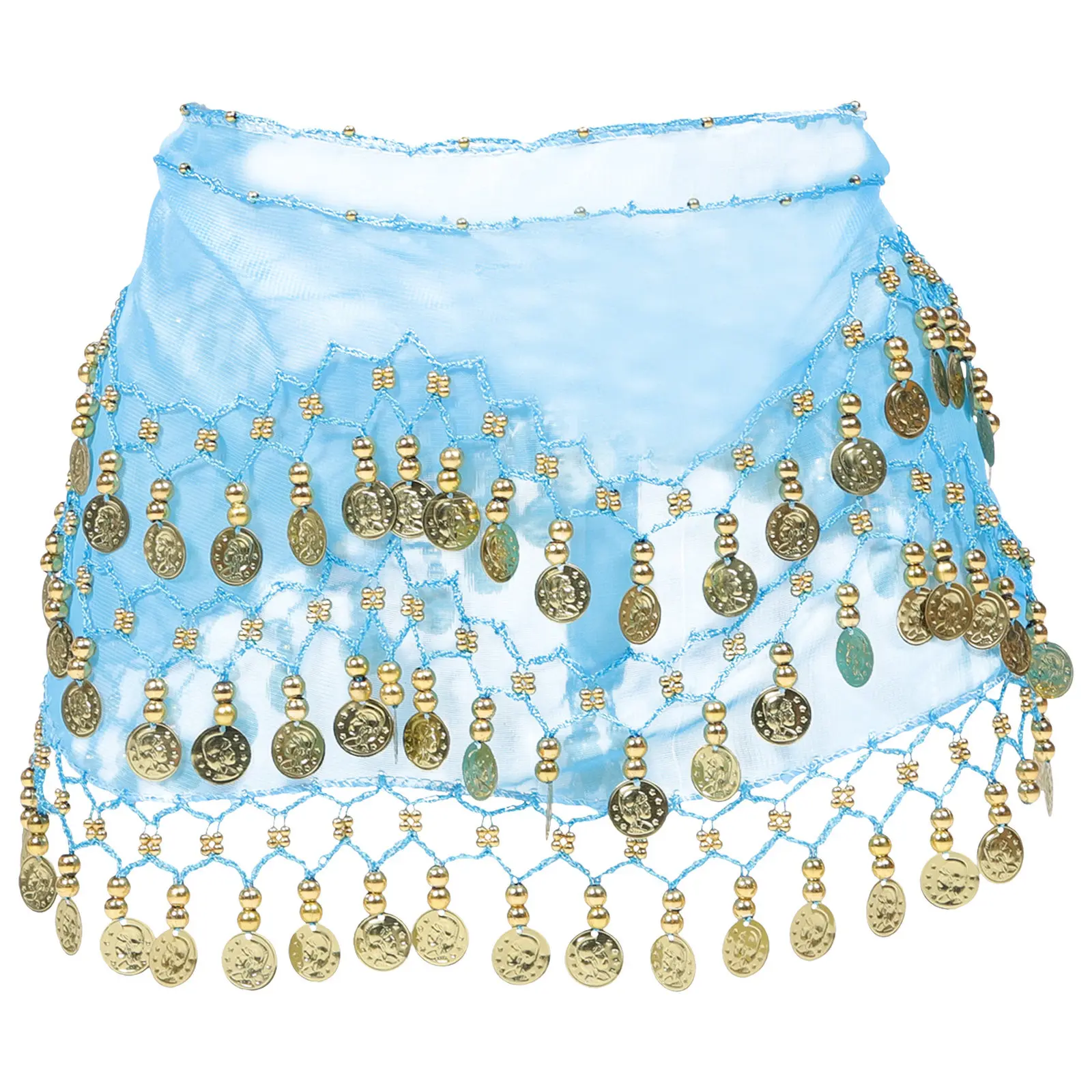 

Пояс-шарф для танца живота для женщин: мерцающая цепочка на талию с пайетками и висячими монетами для костюма для танца живота, вечеринок и выступлений