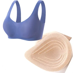 1Pair Chest Pad Bra Inserts Breast Pads Push Up Padded Bikinis Swimsuit Women Swimwear Women Thicker Breathable Cotton Bra Pads