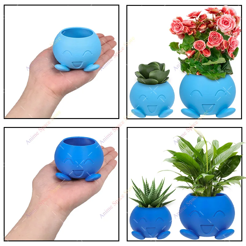 Pokemon Oddish Flowerpot Figurine Toys Anime Oddish Plant Planter Balcony  Desktop Plant Decorative Pot 3D Printing Model Gifts - AliExpress 26