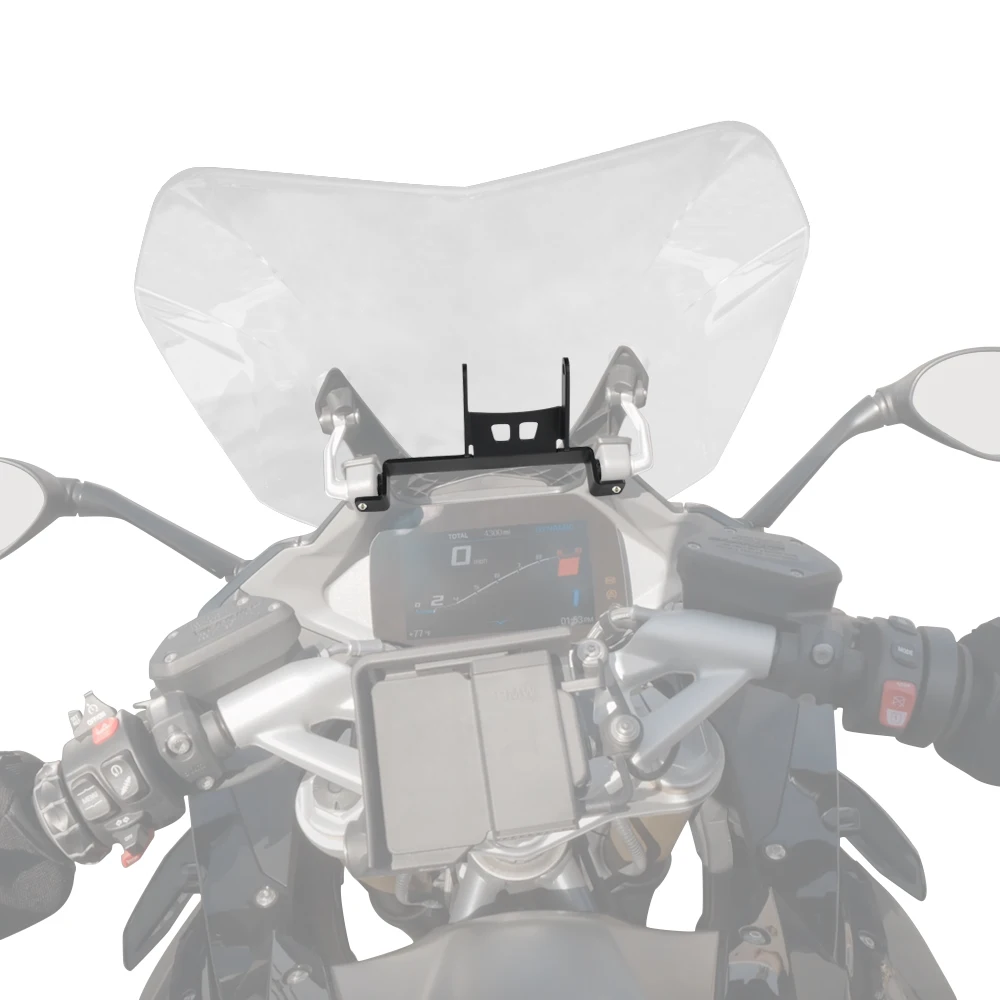 Motorcycle Raised Navigation Mount Fit For BMW R1250RS 2019 2020 2021 2022 2023 2024 GPS Sat NAV Mount Navigator Relocation kit