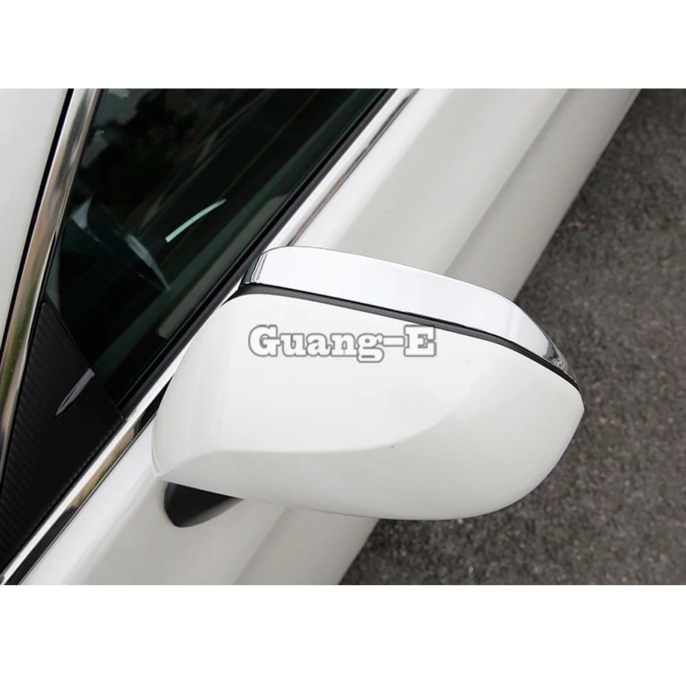 Eyebrow Rear Rearview Side Glass Mirror Trim Frame Rain Shield Sun Shade For Toyota Avalon XX50 2019 2020 2021 2022 2023 2024 view 3