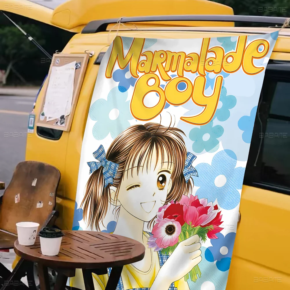 Anime Marmalade Boy Classic Vintage Family Gatherings Outdoor Atmosphere Flags Camping Decorations Banners