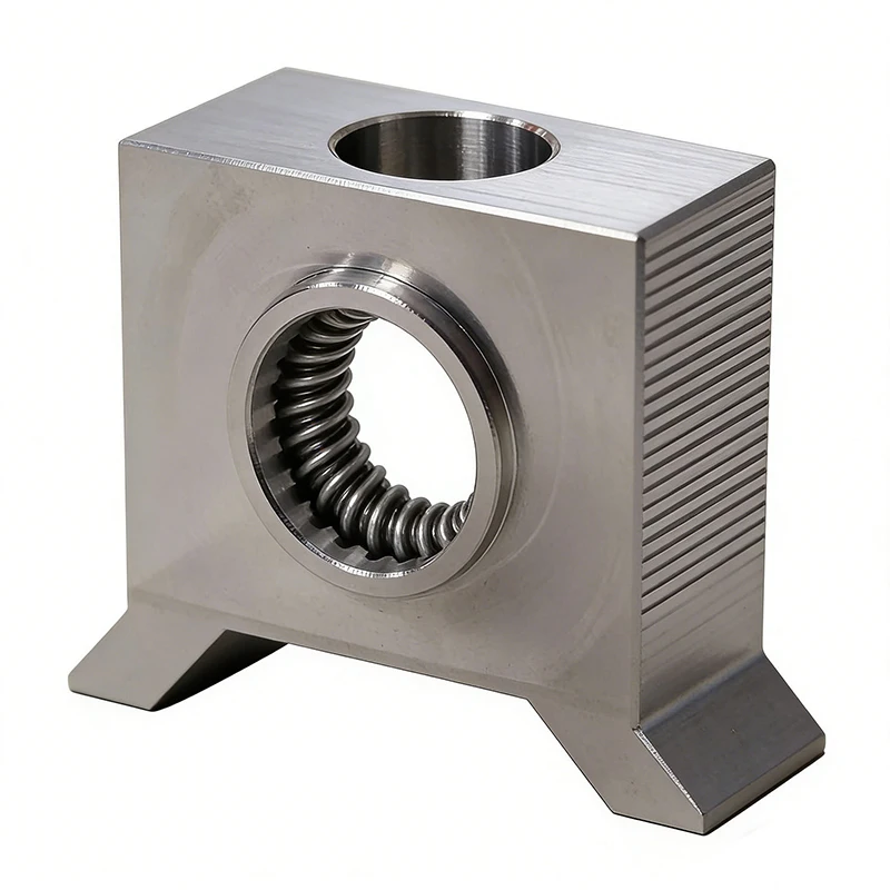 

China Factory Custom CNC Turning Milling Parts Fast Prototype Service Precision CNC Machined SUS304 Ball Screw Mounting Block